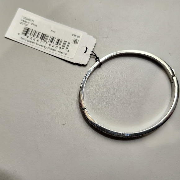 NWT Givenchy Silver-Tone Sprinkle Bangle Bracelet - Picture 3 of 5